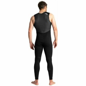 2024 C- Skins Mnner Element 3/2mm Long John Wetsuit C-EL32LJM - Black